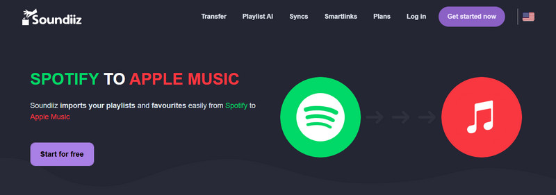transfer spotify playlist to apple music with soundiiz