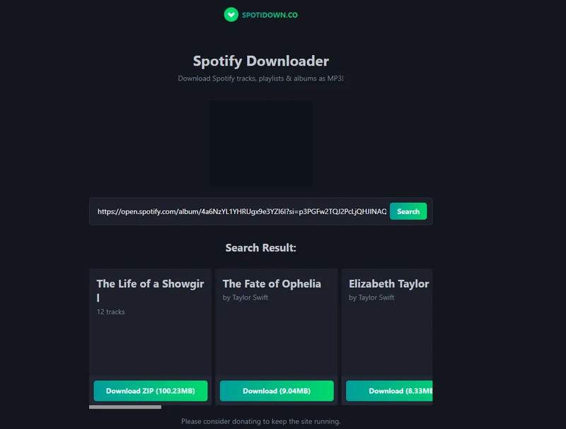 spotidown.co spotify songs
