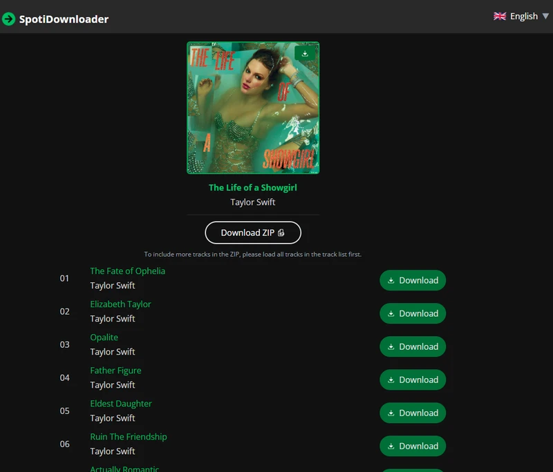 spotidownloader download 320kbp MP3 songs