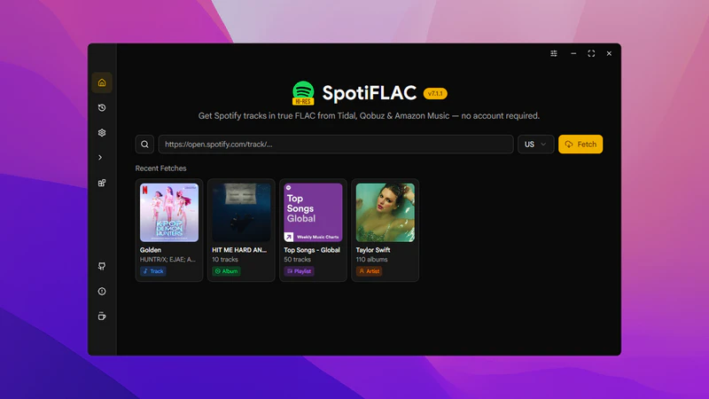 SpotiFLAC - Free FLAC Downloader 