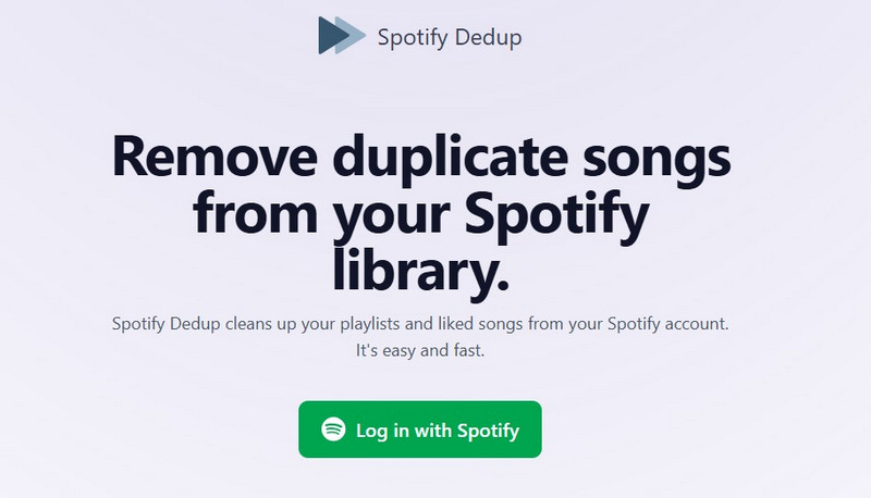 spotify dedup