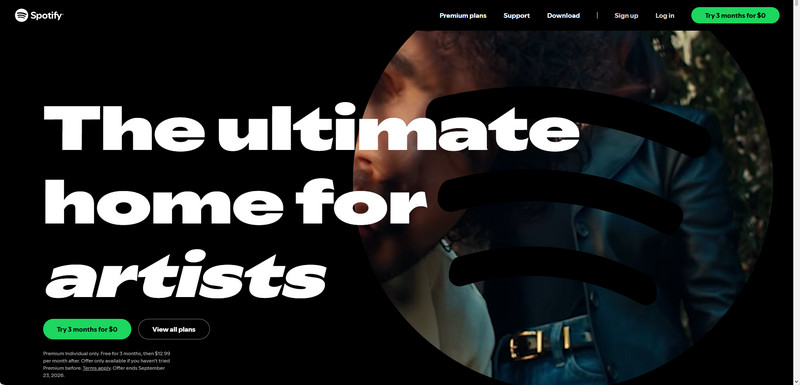 sign up for spotify to get 3 month premium free