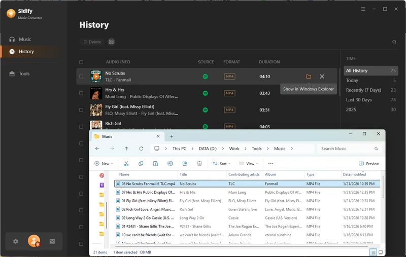 spotify mp4 music video downloads 