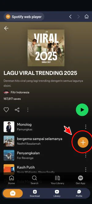 open spotify playlist