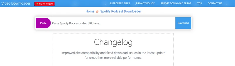 pasteddownload for spotify podcasts