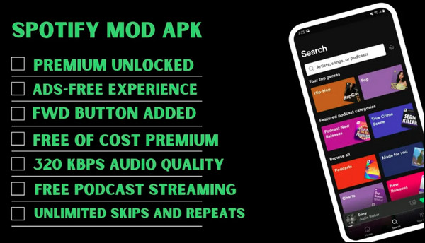 install spotify premium apk onto android