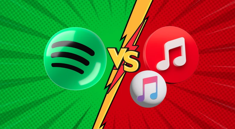 compare spotify with apple music