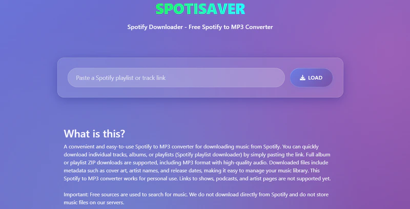 Spotisaver
