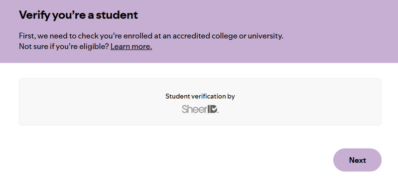 verify student id