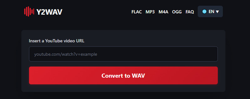 Y2WAV Free Online YouTube to WAV Converter