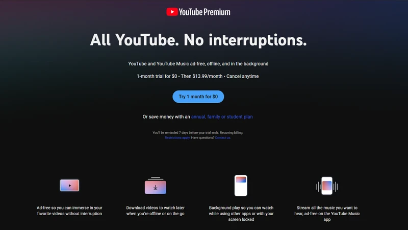 youtube premium alternative