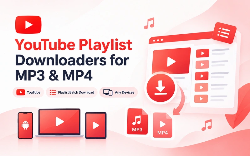 Best YouTube Playlist Downloaders for MP3 & MP4