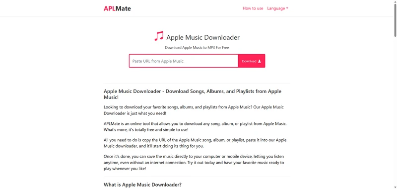 aplmate apple music mp3 downloader