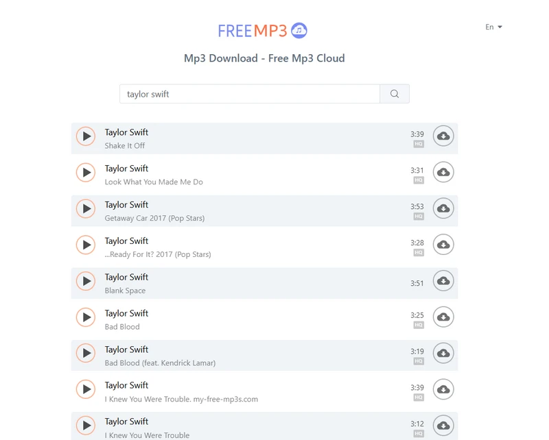 Free Mp3 Cloud 