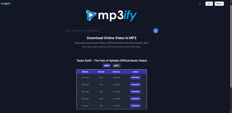 mp3ify free mp3 songs download