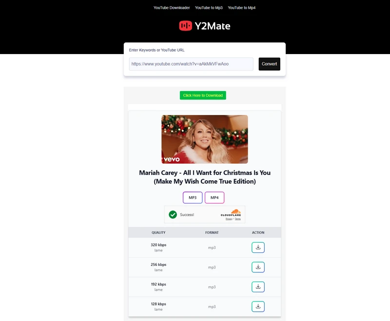 y2mate free MP3 music download