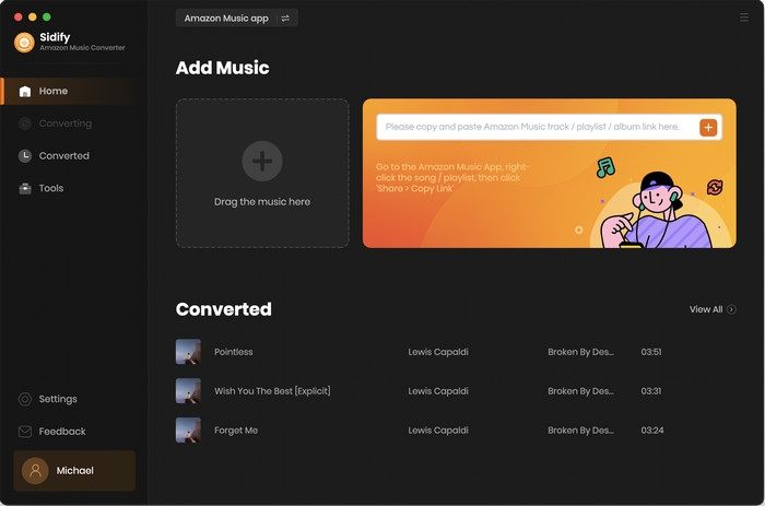sidify amazon music converter for mac