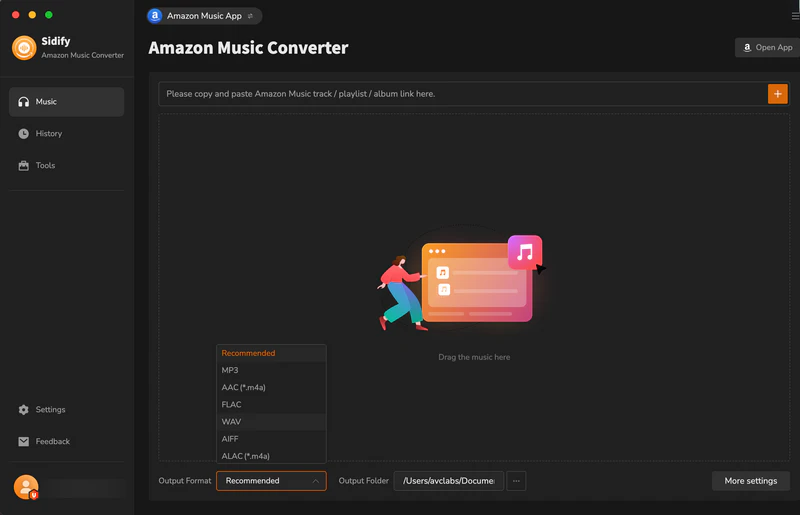 main interface