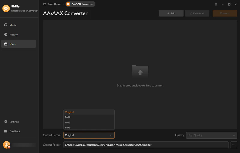 convert audiobooks file format