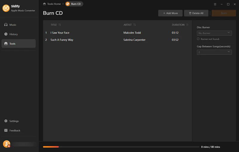 burn apple music to cd