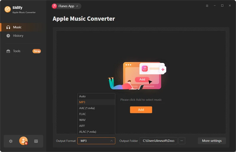 main interface