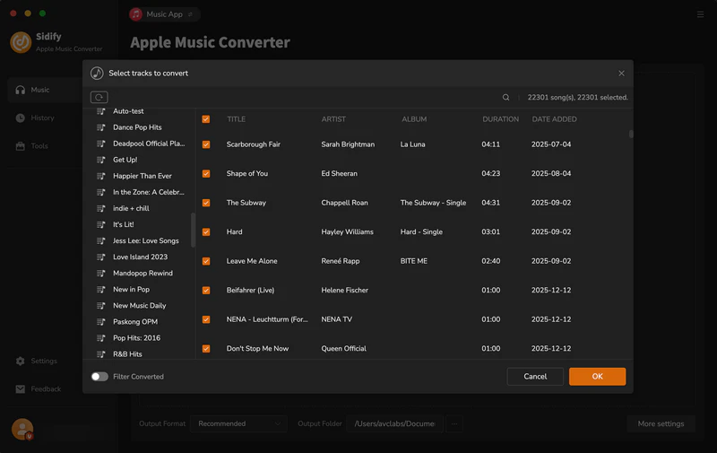 add apple music to sidify