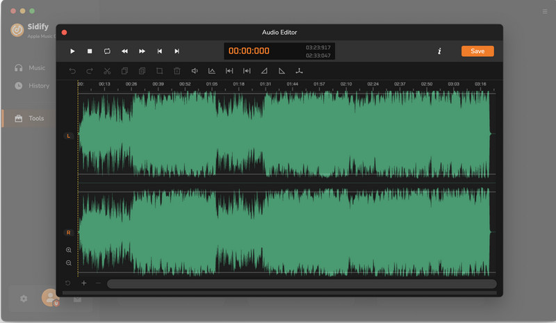 edit audio files
