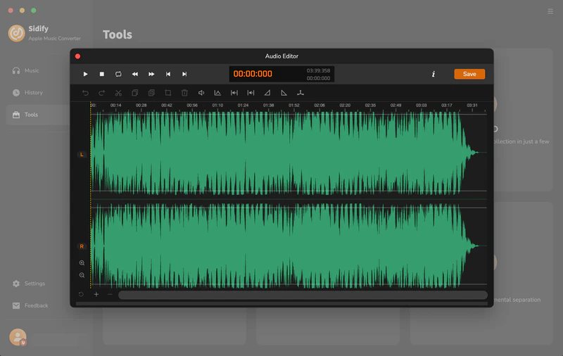 edit audio files