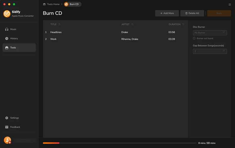 burn cd