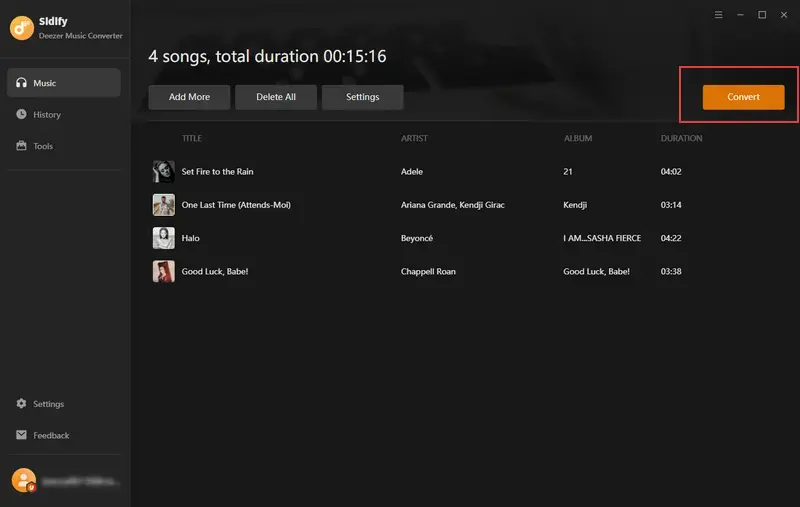 converting deezer music to mp3