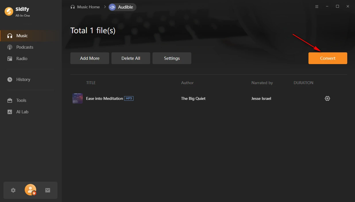 convert audible to mp3