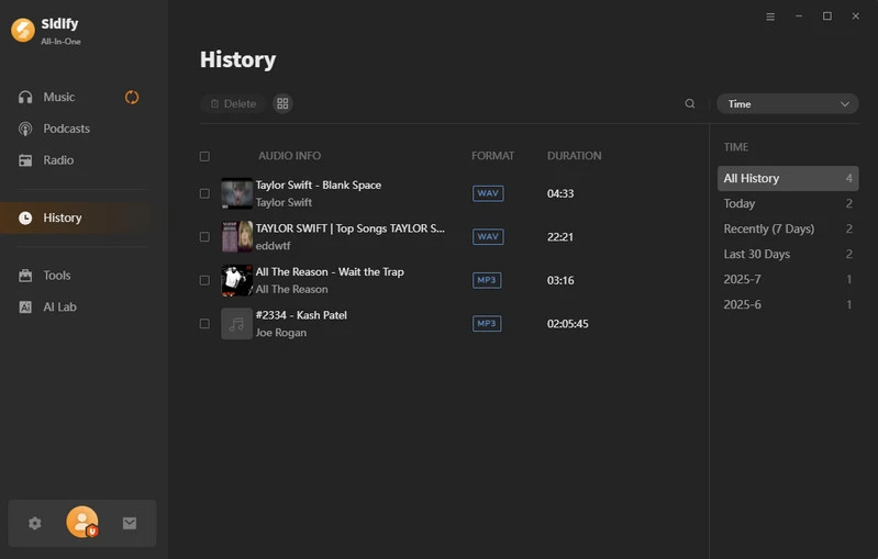 sidify youtube to wav downloader