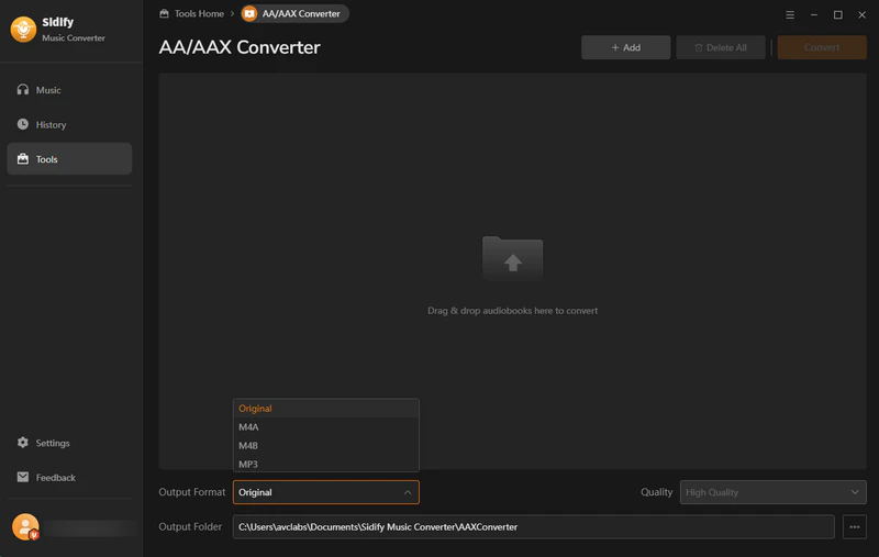 convert audiobooks to aax formats