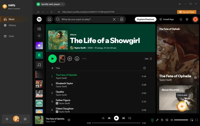 add music to sidify