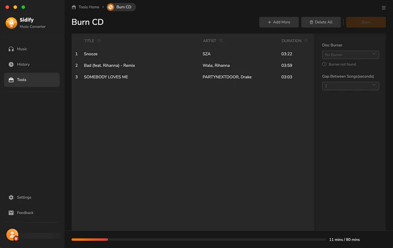 burn cd