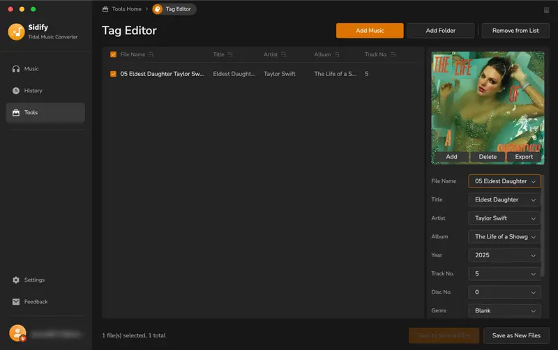 music tag editor
