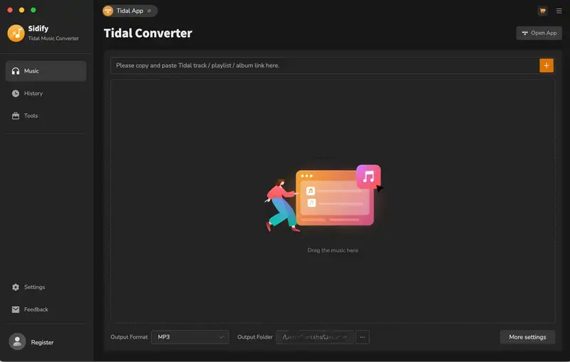 main interface