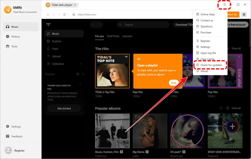 Sidify Tidal Music Converter