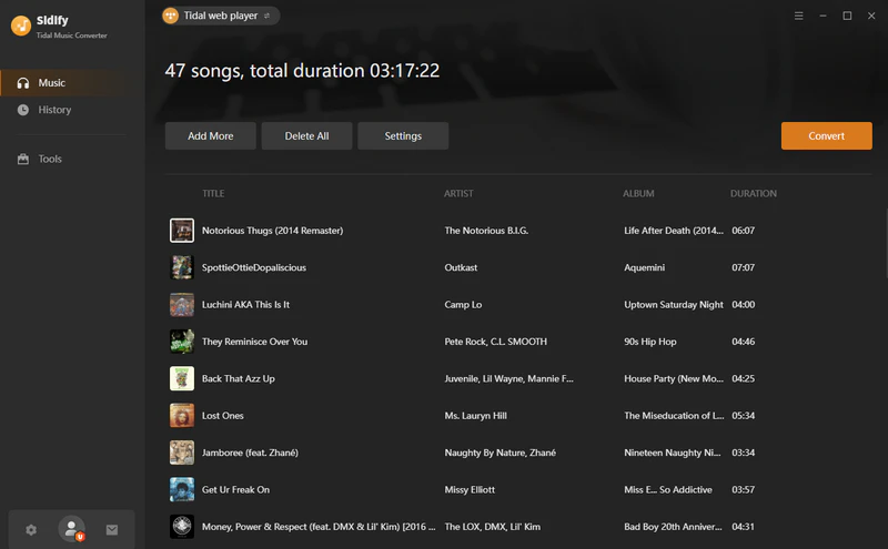 Start Downloading Tidal HiRes FLAC Audio