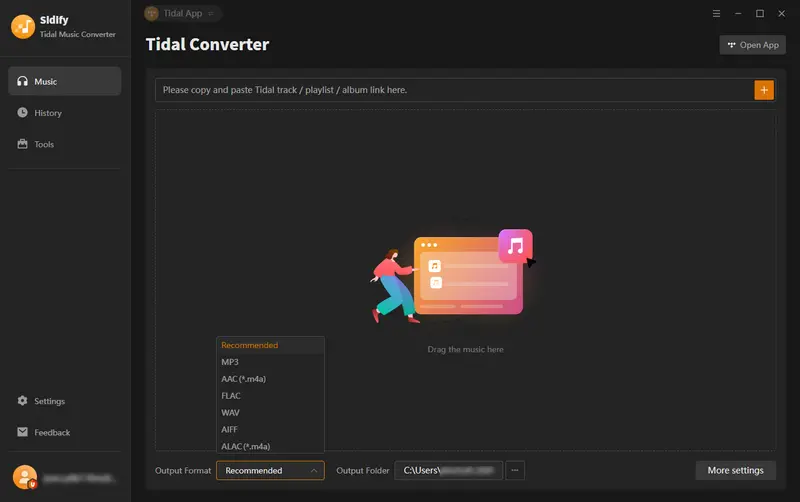 Sidify Tidal Music Converter HomePage