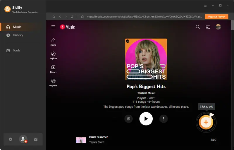 Step 3: click + button