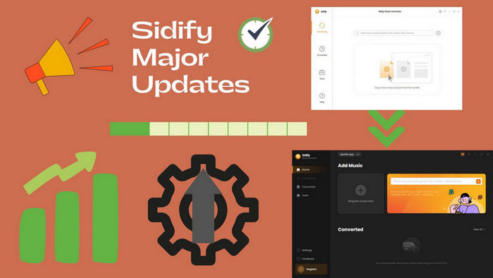 sidify major updates