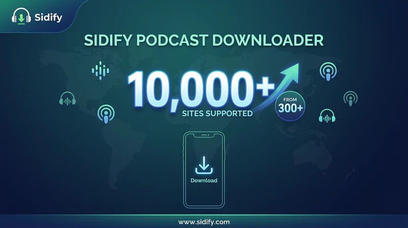 sidify podcast to mp3 downloader