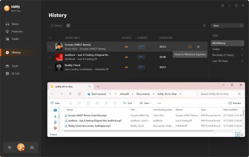 check soundcloud music downloads