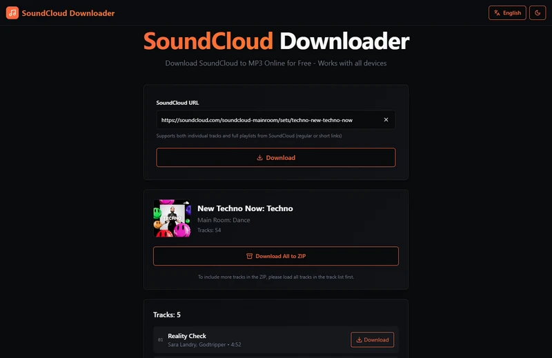soundcloud playlist downloader