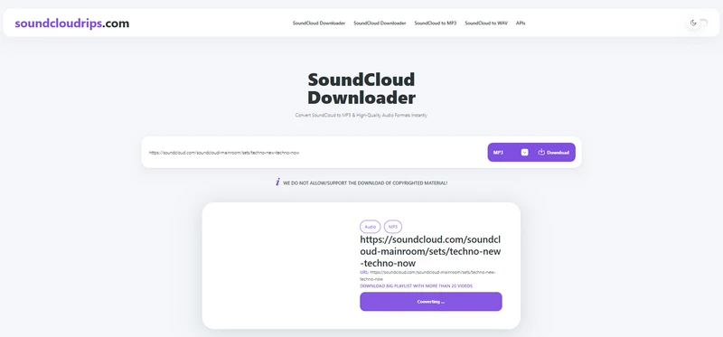 soundcloud playlist downloader