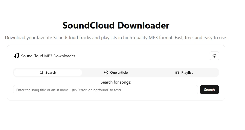 soundcloud playlist downloader