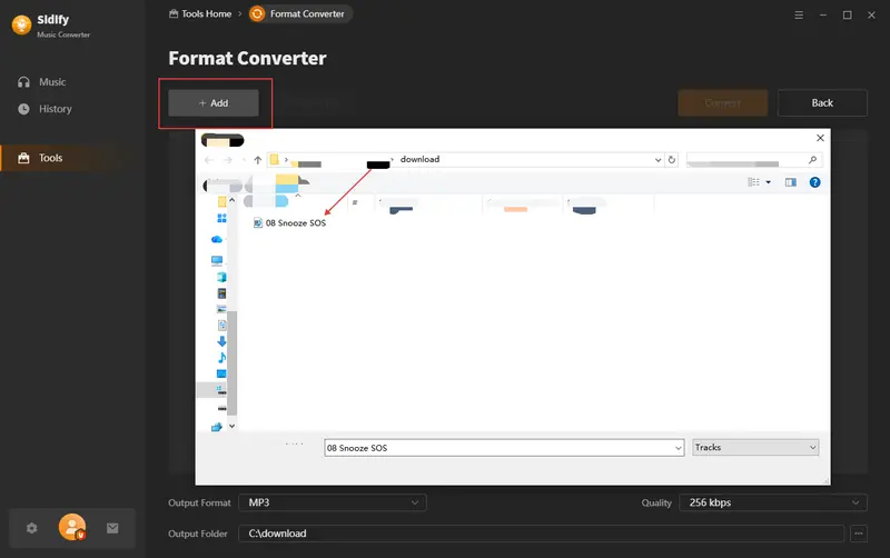 upload aiff files