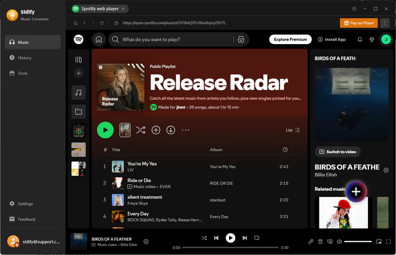 add spotify songs to music converter