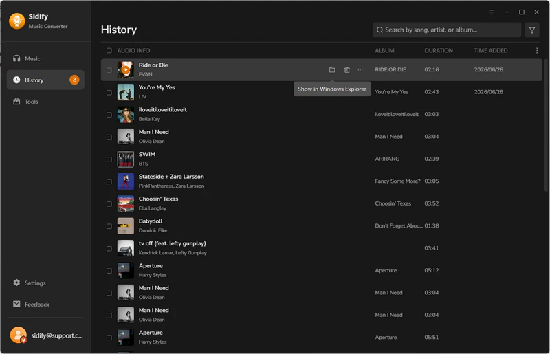 download spotify wav